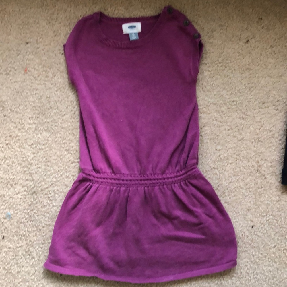 Maroon/Purple Lightweight Sweater Dress